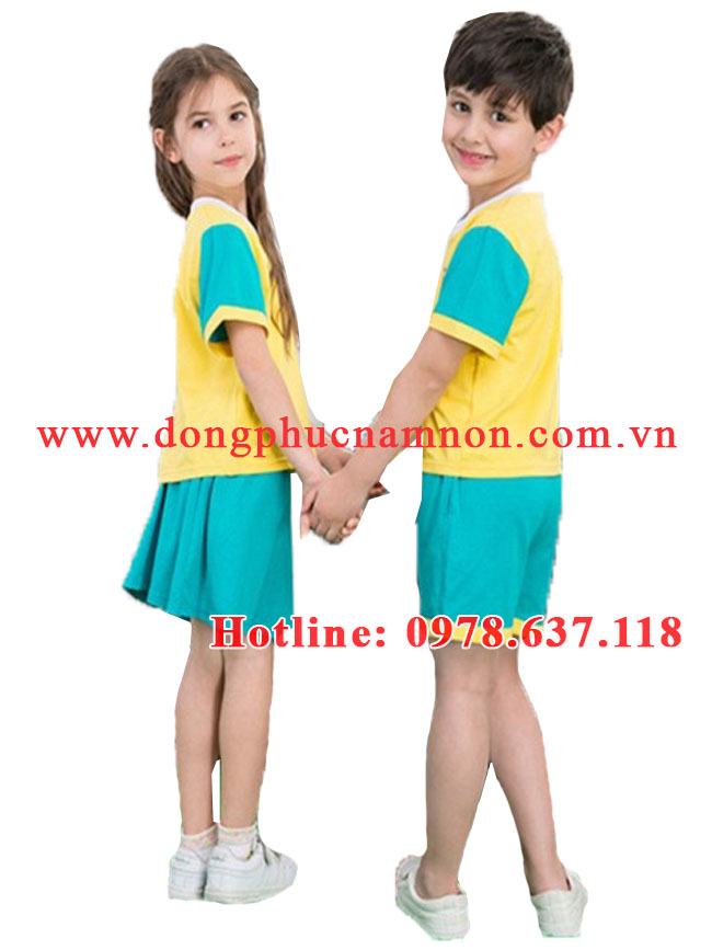 Mẫu đồng phục mầm non - DPMN44 | Mau dong phuc mam non